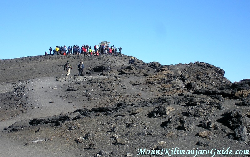 The summit of Kilimanjaro, Uhuru Peak