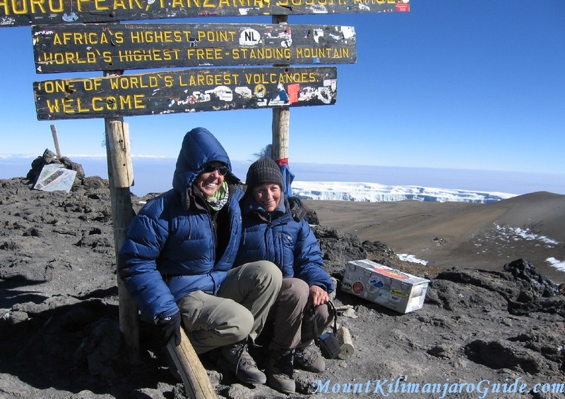 Climbing Mount Kilimanjaro, Uhuru Peak