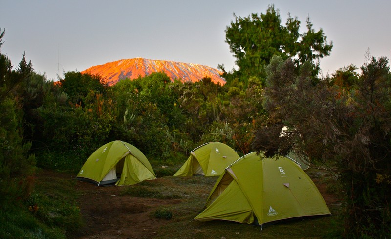 First camp on Rongai