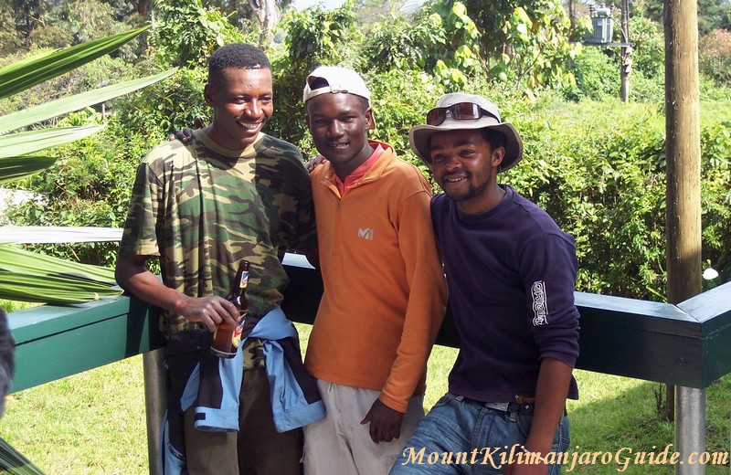 Three Kilimanjaro Guides