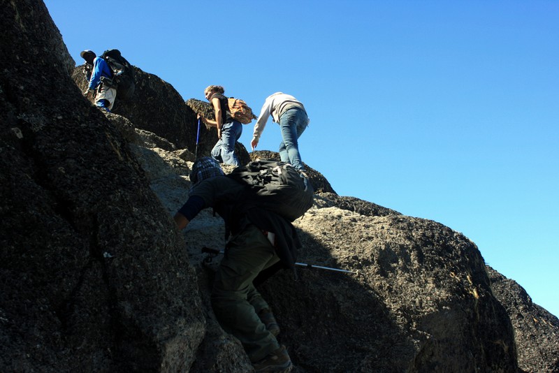 Last metres of the Barranco Wall