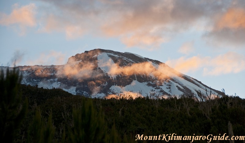 Kibo across the Shira Plateau