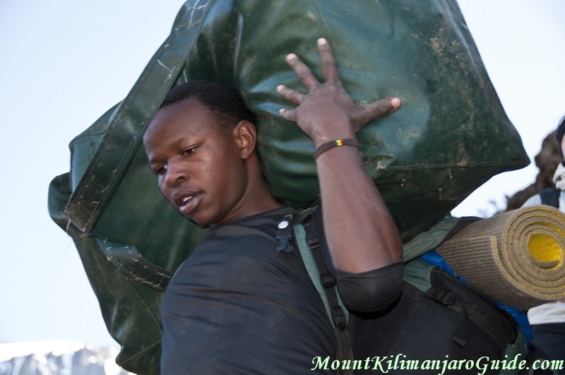 Porter on Kilimanjaro