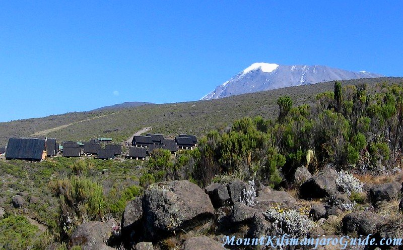 Arriving at Horombo Huts, Marangu Route day 2